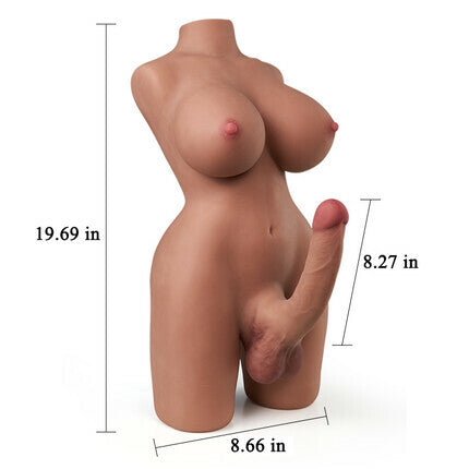 Acmejoy - 19.18 lbs E-cup Hermaphroditic Realistic Doll Masturbators