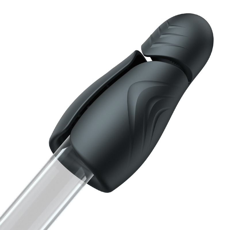 Mr. Bond 7 Vibrating Heating Ipx7 Male Glans Training Stimulator Black Masturbation Cup