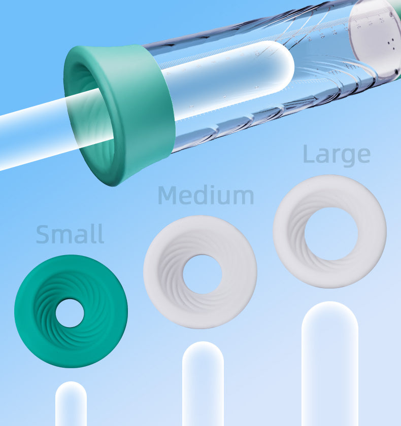 GigaGrow- Acmejoy 5 Suction & Manual Air Pressure 2 IN 1 for ED Treatment Penis Pump Penis Pumps