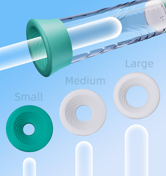 GigaGrow- Acmejoy 5 Suction & Manual Air Pressure 2 IN 1 for ED Treatment Penis Pump Penis Pumps