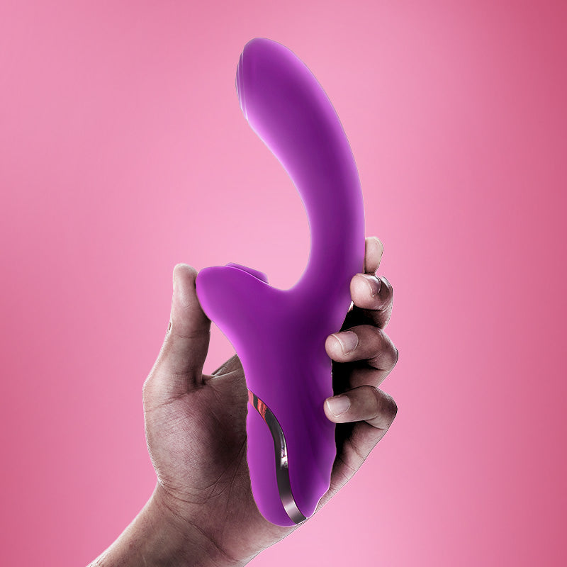 Alpha Sucking G-spot Vibrator Vibrating Sex Toy for Double Stimulation Vibrators