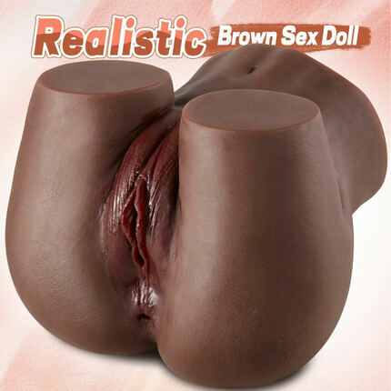Elowen - 4.5 LBS Chocolate Anal Realistic Butt Male Masturbator Masturbators