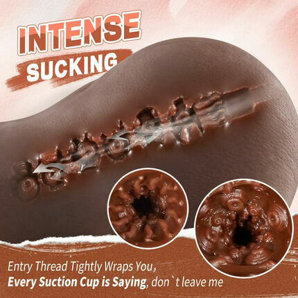 Elowen - 4.5 LBS Chocolate Anal Realistic Butt Male Masturbator Masturbators