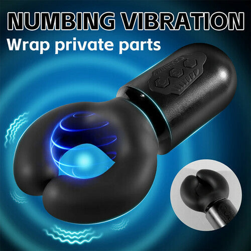 Acmejoy - Men's Desensitization Trainer With Automatic Massage Clamp – Electric Glans Sensitivity Exerciser Masturbation Cup
