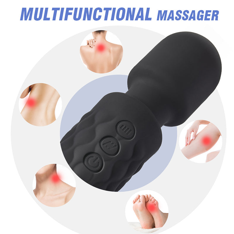 AcmeJoy 8 Speeds 20 Frequencies Vibrating AV Clitoral G-Spot Massager Vibrators