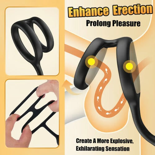 Leonard - Leonard-360° Rotating Vibrating Wearable Prostate Massager Anal Toys