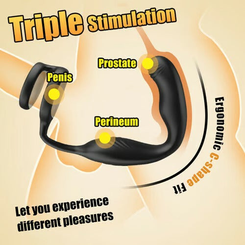 Leonard - Leonard-360° Rotating Vibrating Wearable Prostate Massager Anal Toys