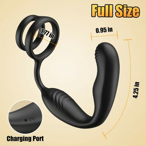 Leonard - Leonard-360° Rotating Vibrating Wearable Prostate Massager Anal Toys