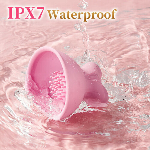 Acmejoy - 7 Vibrating & Rotation Nipple Toys with Replaceable Message Head Vibrators