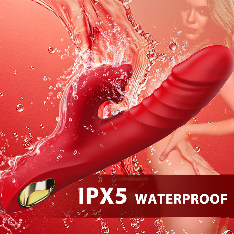Chloe - 4 In 1 Thrusting & Licking Biting G-spot Vibrator Tongue Clitoral Stimulator Vibrators