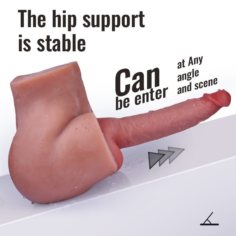 【2 Dildos Available】2 Dildos 6.5in/8.27in Are Removable And Replaceable, Different Lengths And Sizes Masturbators
