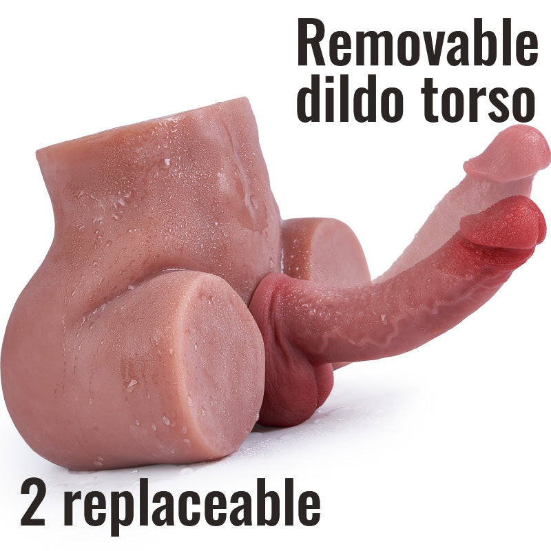 【2 Dildos Available】2 Dildos 6.5in/8.27in Are Removable And Replaceable, Different Lengths And Sizes 2 replaceable dildos Masturbators