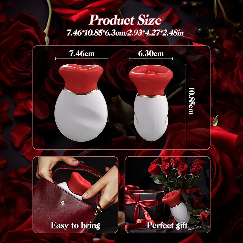 Seraphina - Mouth Tongue 4 In 1 Licking& Biting & Sucking & Vibrating Clitoral Vibrator Vibrators