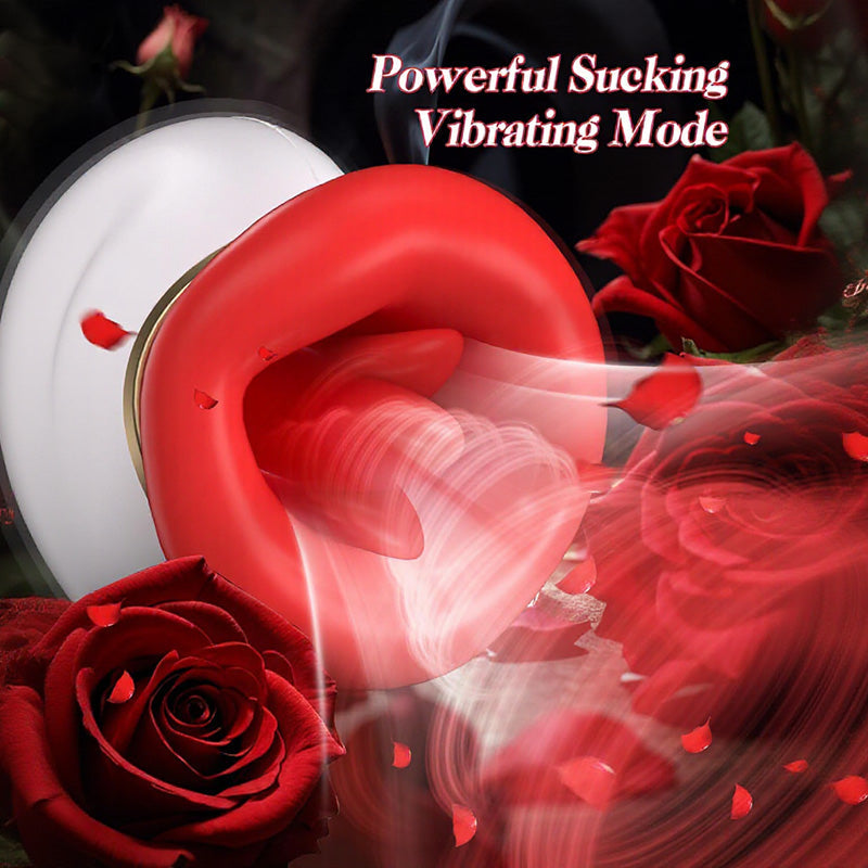 Seraphina - Mouth Tongue 4 In 1 Licking& Biting & Sucking & Vibrating Clitoral Vibrator Vibrators