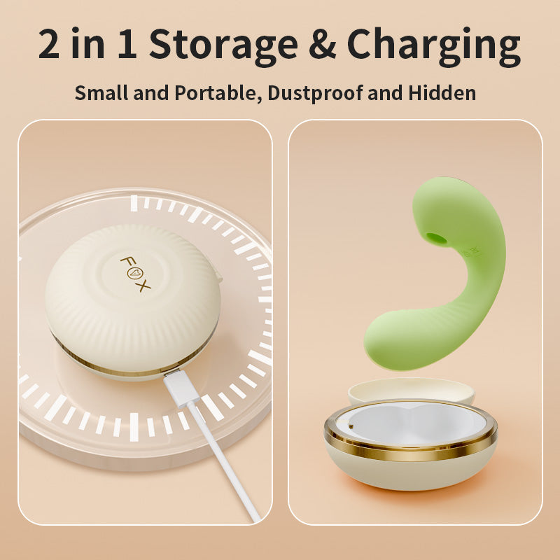 APP Control Clit sucking Egg Vibrator with Dust-proof Charging Box Vibrators