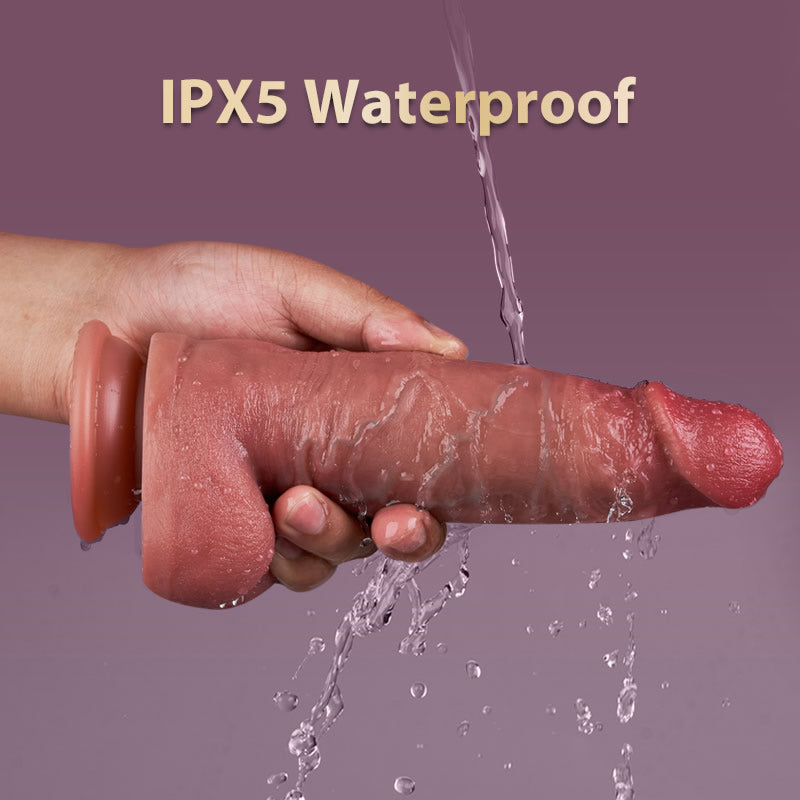 Beckett - 8.66” x 1.57” Big Shot Vibrating Dildo Vibrator Remote Control Adult Sex Toys Dildos