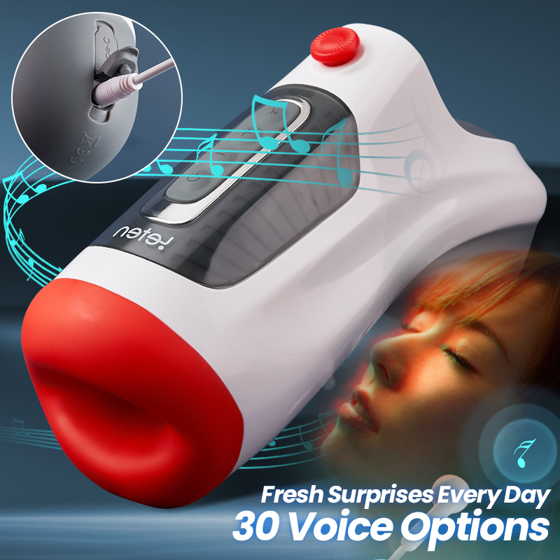 Leten - Deep Throat Blowjob Masturbator - 10 Vibration Modes Vacuum Sucking Automatic Oral Sex Male Stroker Masturbation Cup