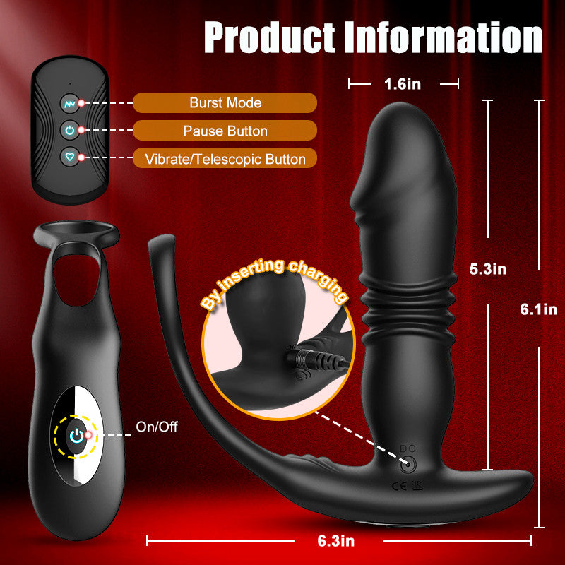 SAUL - Prostate Climax Thrusting Anal Training Prostate Massager Anal Toys