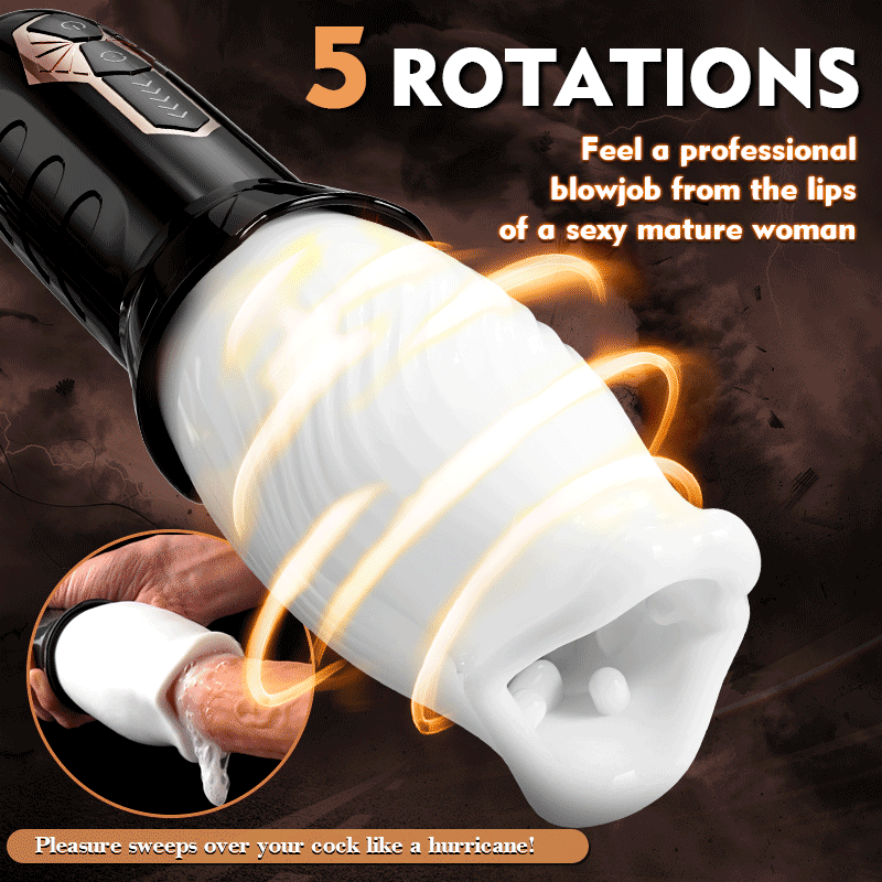 Tornado - 10 Vibration 5 Rotation Automatic Stroker Masturbation Cup