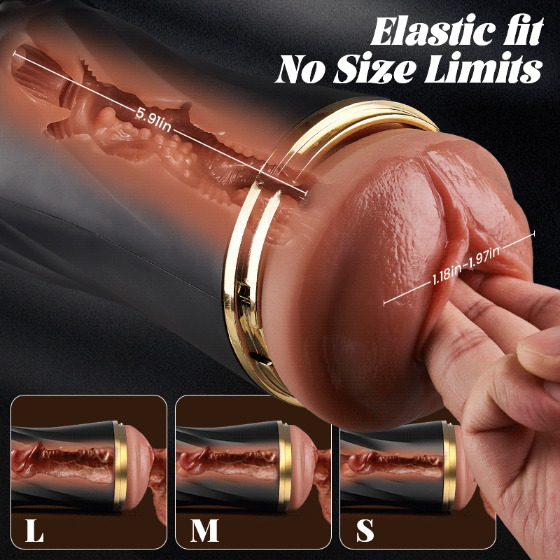 Scarlett Kiss - AcmeJoy 10 Vibration 360° Textured Massage Silent Immersive Male Stroker Masturbation Cup
