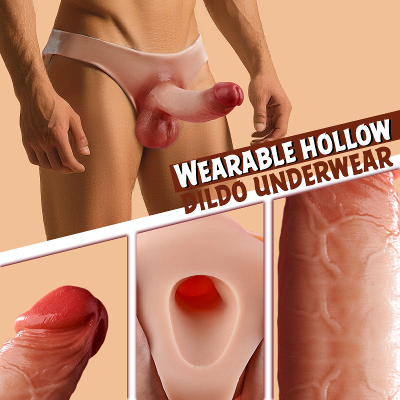 Nolan - Strap-on Dildo Silicone Wearable Hollow Dildos Panties With 7.48'' Realistic Penis Dildos