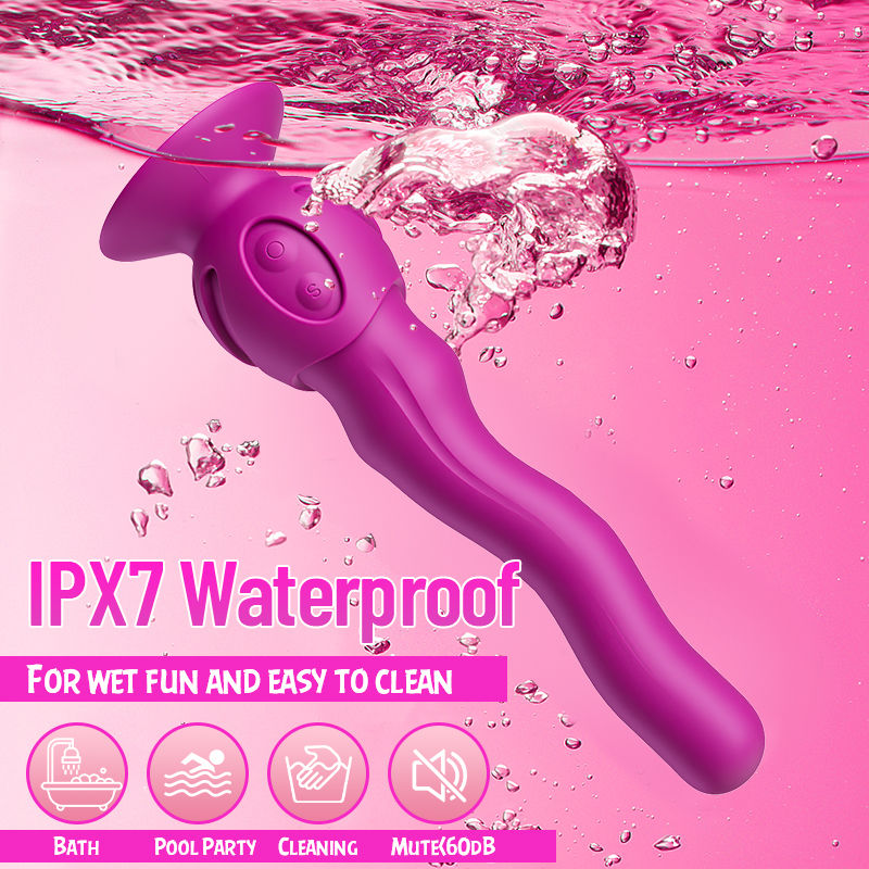 New Wriggling Technology Vibrator With Detachable Suction Cup Vibrators