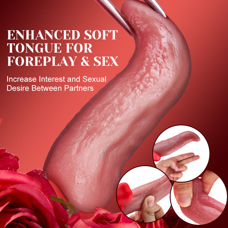 Vesper - Deep Wriggle Prolonged Pleasure Licking Swing Tongue Vibrators for Female Couples Games