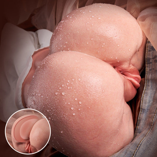 Luna - Dual-Layer Silicone Hip with Lifelike Jelly Texture, Odorless & Durable Realistic Butt Masturbators