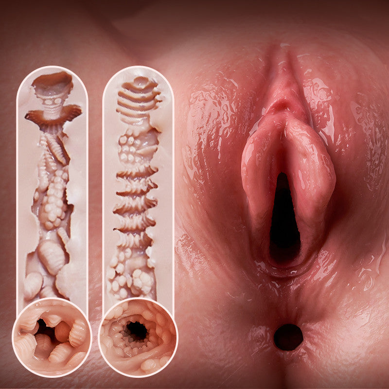 Luna - Dual-Layer Silicone Hip with Lifelike Jelly Texture, Odorless & Durable Realistic Butt Masturbators