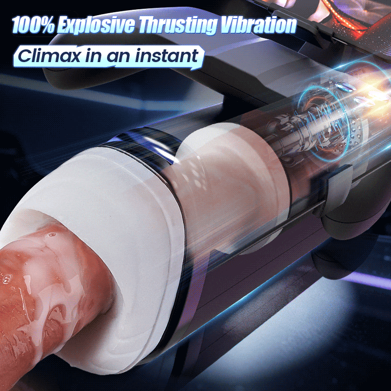 Turbo - Thrust 10-Mode Stroker – Interactive Gamepad Design with Adjustable Phone Stand Masturbation Cup