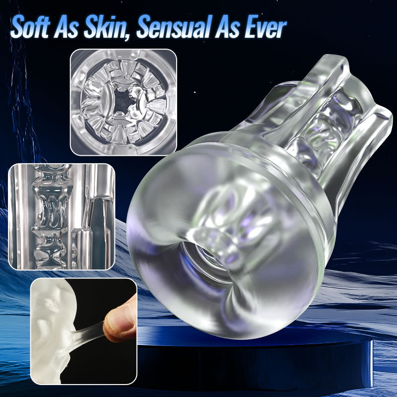 Iron Man - 9 Vibration & Sucking Automatic Blowjob Male Stroker Masturbation Cup