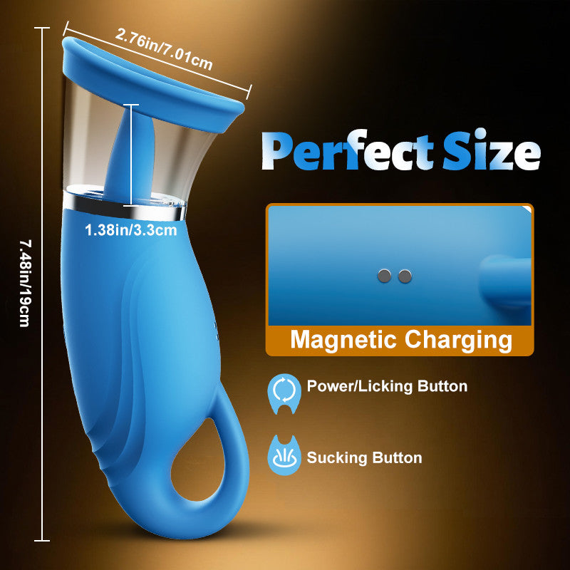 Sierra - Suction Intensity Tongue-licking Clit & Nipple Stimulator Vibrators