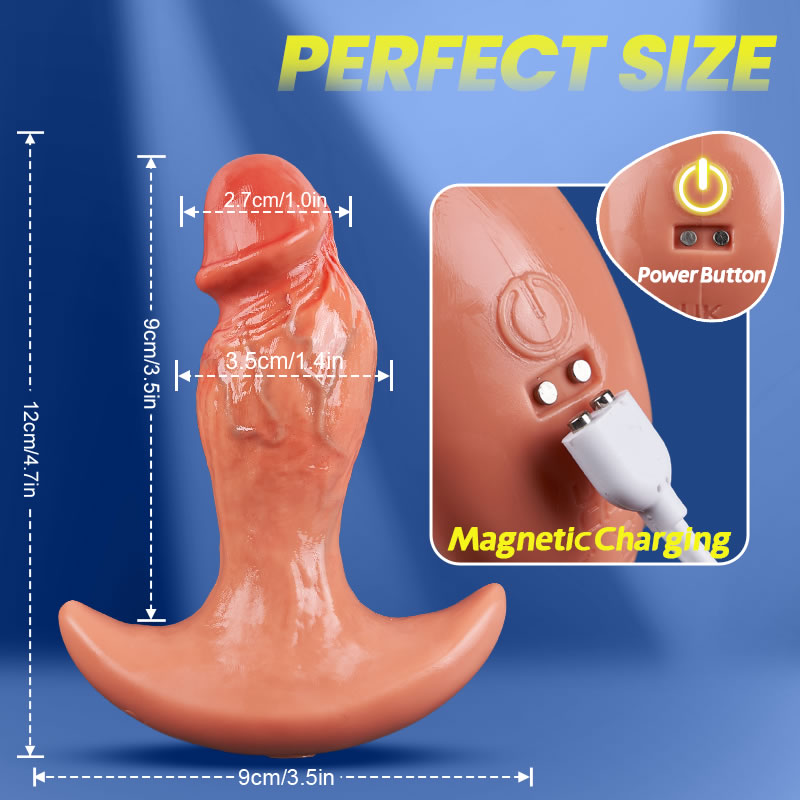 Levi - APP & Remote Control 360° Rotating Vibrating Butt Plug Anal Dildo for Men Women Anal Toys