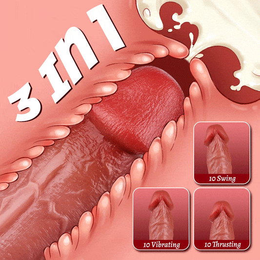 Colt - 9.84 In Swinging & Thrusting & Heating Dildo with Large Rounded Glans Real Skin Dildos