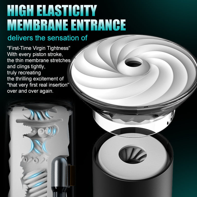 【Suck You Hollow】Bliss - 9 Suction Modes & Powerful Vibration 2.8x Wide Sleeve Electric Male Stroker Masturbation Cup