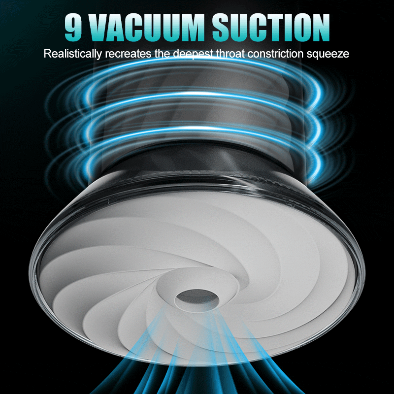【Suck You Hollow】Bliss - 9 Suction Modes & Powerful Vibration 2.8x Wide Sleeve Electric Male Stroker Masturbation Cup