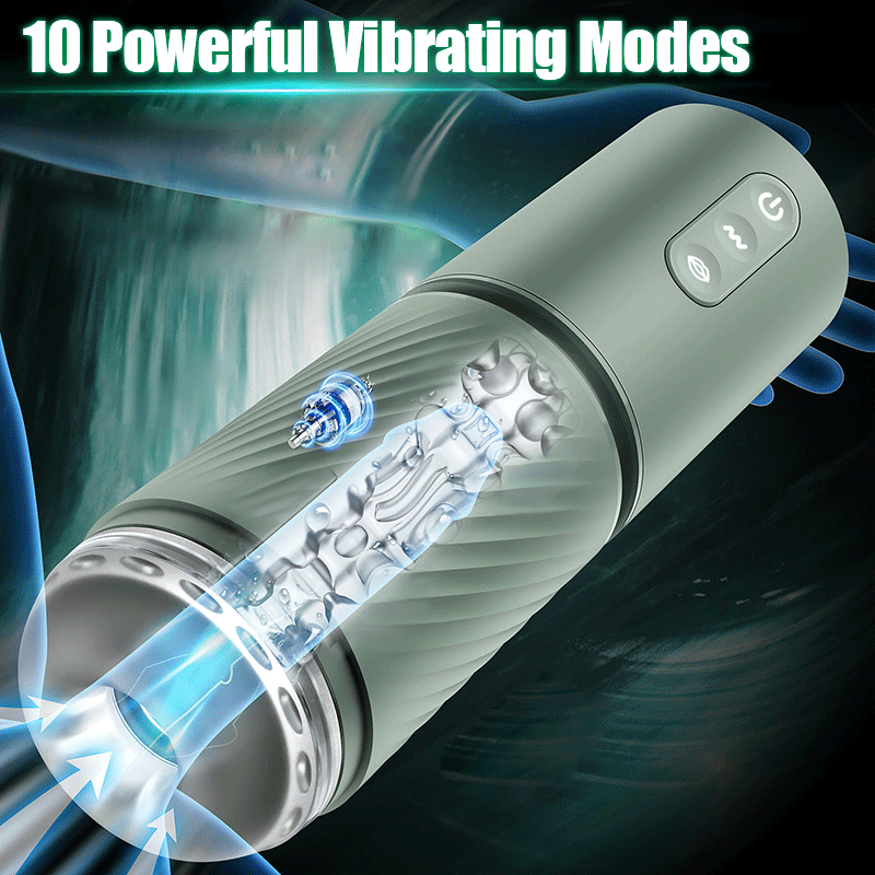 Abyss - 10 Suction & 10 Vibration Vacuum Penis Pump Enlargement Pump Male Stroker Masturbation Cup