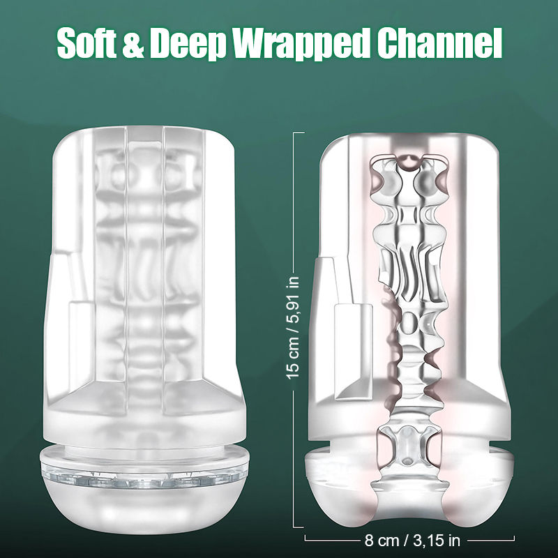 Abyss - 10 Suction & 10 Vibration Vacuum Penis Pump Enlargement Pump Male Stroker Masturbation Cup