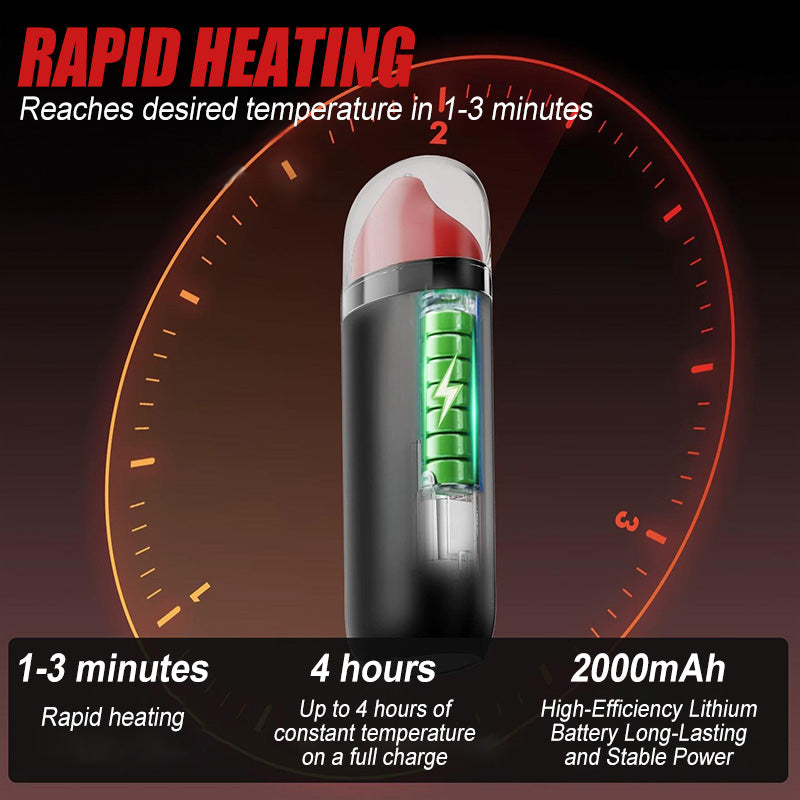 【Lube Warmer】Portable Rechargeable Lube Warmer with Automatic Dispensing Lube & Essential