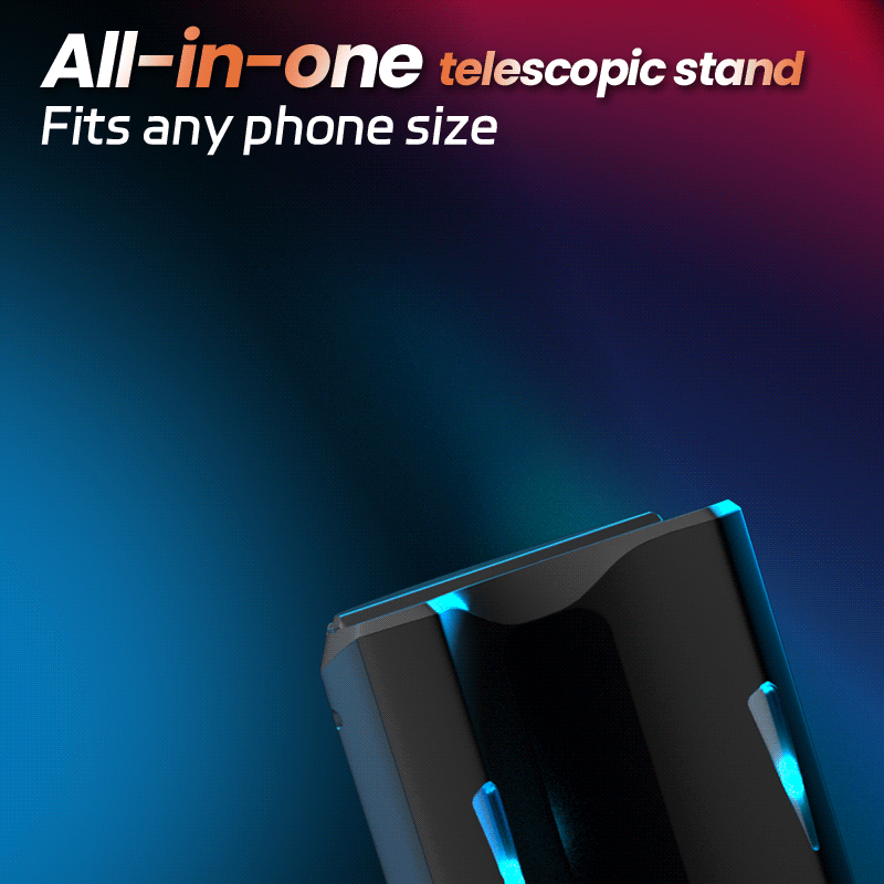 Venom - Long 12CM & 700 Strokes/Min Telescopic Adjustable Tightness Phone Stand Automatic Male Stroker Masturbation Cup