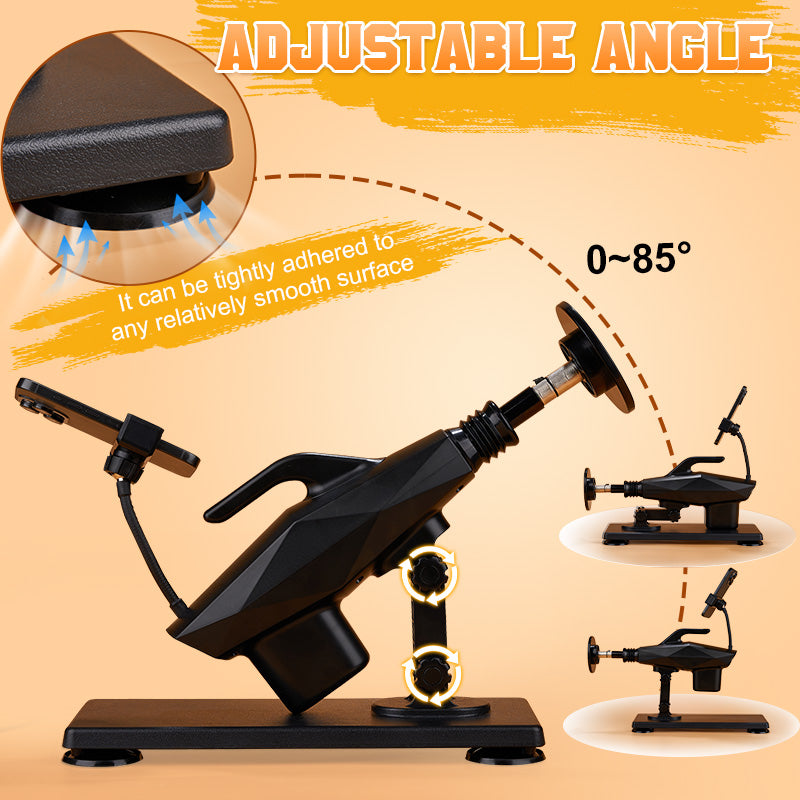 Kai - Hands Free Sex Machine with Phone Holder & Suction Adaptor Dildos