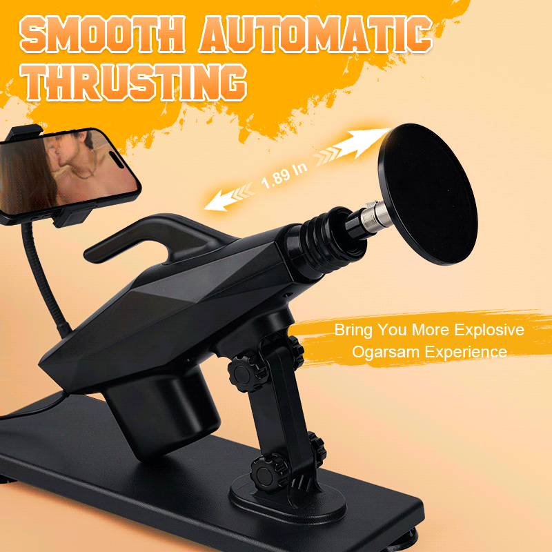 Kai - Hands Free Sex Machine with Phone Holder & Suction Adaptor Dildos