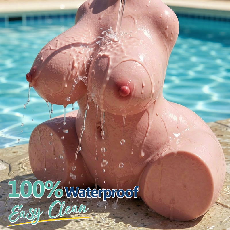 Elira - Realistic Silicone Body Sex Torso 1:1 Scale Waterproof Lightweight Portable Design Multi-Use Training & Display Masturbators