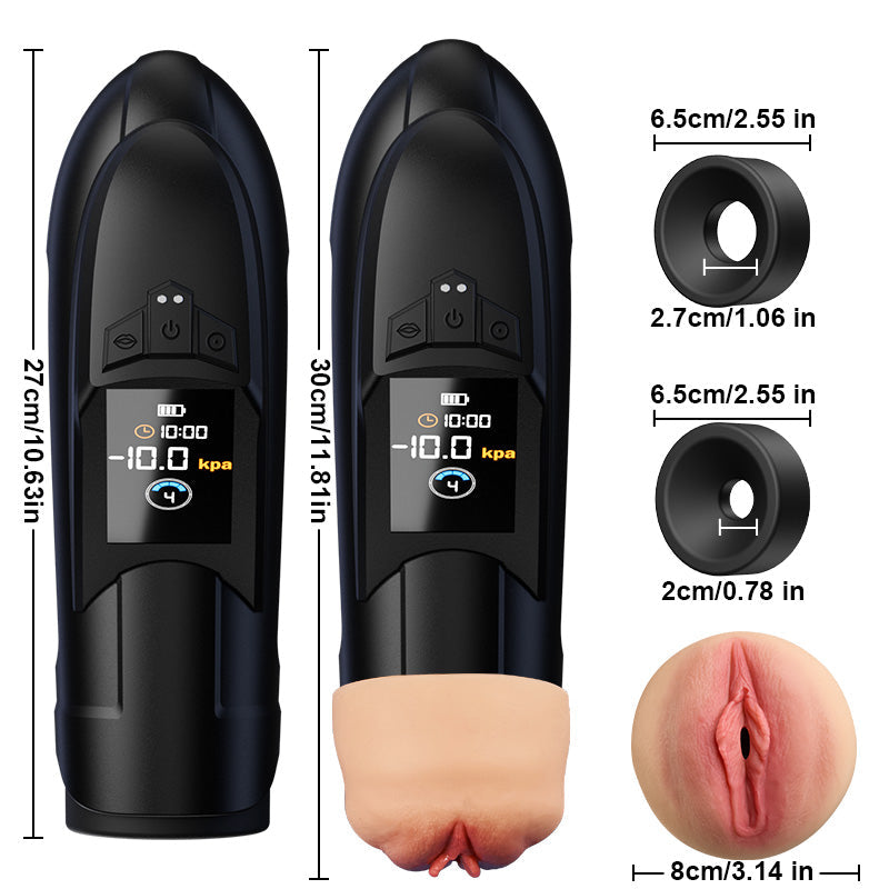 Ravish - Flesh-like Sleeve Long-lasting Suction Clear Guidance Automatic Male Masturbator Masturbation Cup