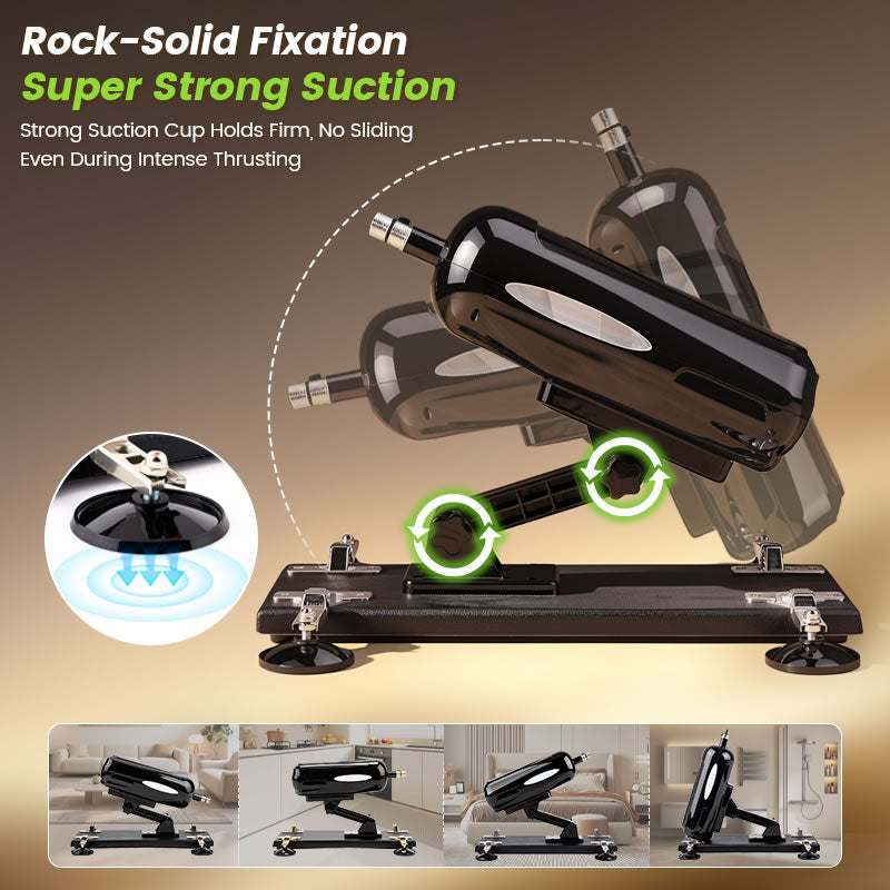 Blaze - Hands-Free Powerful Thrusting Dual Pleasure Sex Machine Masturbation Cup