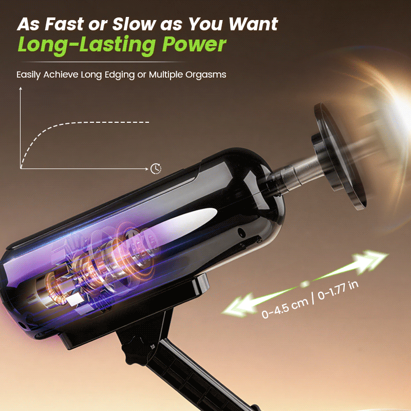 Blaze - Hands-Free Powerful Thrusting Dual Pleasure Sex Machine Masturbation Cup