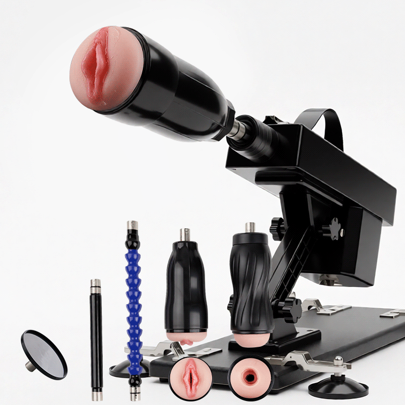 DualStorm - Double Entry Automatic Thrusting Sex Machine for Men with Realistic Experience Masturbation Cup