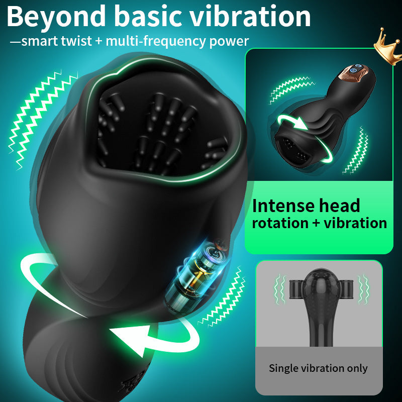 Alex - Stamina Training Endurance Builder Intelligent Twisting Multi-Frequency Vibration Glans Trainer Masturbation Cup