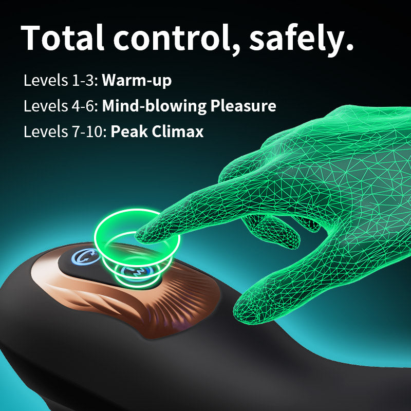 Alex - Stamina Training Endurance Builder Intelligent Twisting Multi-Frequency Vibration Glans Trainer Masturbation Cup