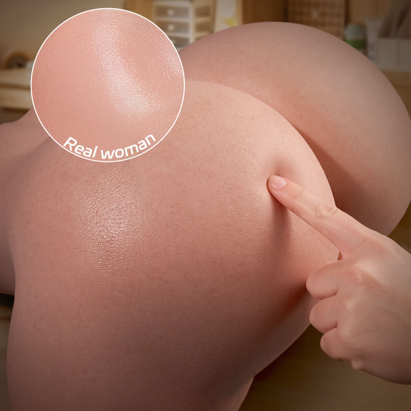 Sophia - 8.2lbs Silicone Fair Skin Petite Plump Pussy Torso with Ultra Meaty Pussy Realistic Torso Love Doll Masturbators